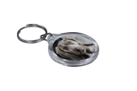 ResKey Schlüsselanhänger rund Hund Labrador beidseitig bedruckt