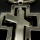 Kreuz Schlüsselanhänger silber aus Metall Taschenanhänger christliches Kreuz