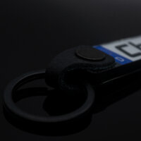 KFZ Kennzeichen Schlüsselanhänger personalisiert individuell anpassbar zweiseitig