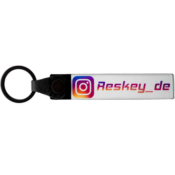 Instagramm Schlüsselanhänger Name Wunschname personalisiert individuell anpassbar zweiseitig