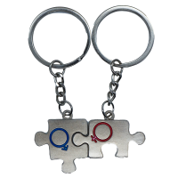Partner Schlüsselanhänger aus metall Puzzle...