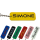 Metall farbig Schlüsselanhänger mit Name Wunschname personalisiert individuell