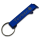 Flaschenöffner Schlüsselanhänger mit Name Wunschname personalisiert individuell farbig Gravur Blau