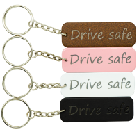 Drive safe Metall farbig Schlüsselanhänger...