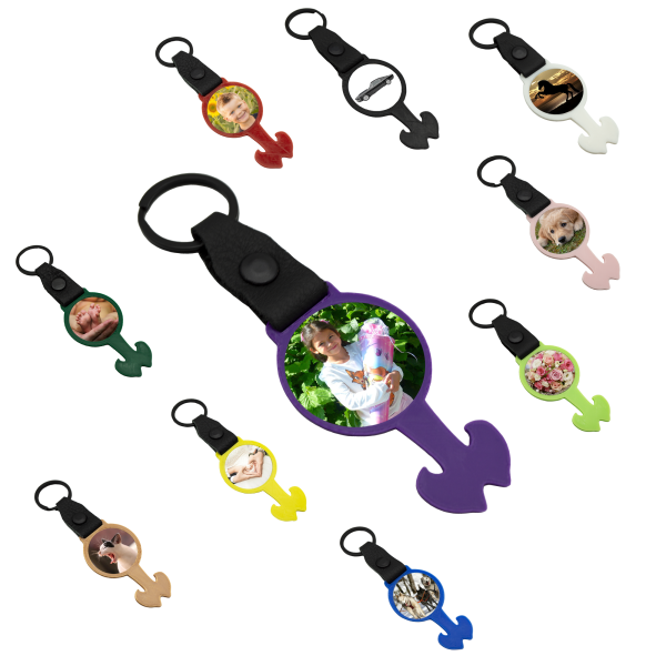 Foto Einkaufswagenlöser Schlüsselanhänger personalisierbar mit Wunschfoto Wunschbild als Geschenk Geschenkidee