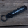 Leder Schlüsselanhänger mit Name Wunschname personalisiert individuell Schwarz