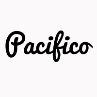 Schriftart Pacifico